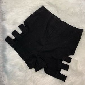 Unique Black Shorts